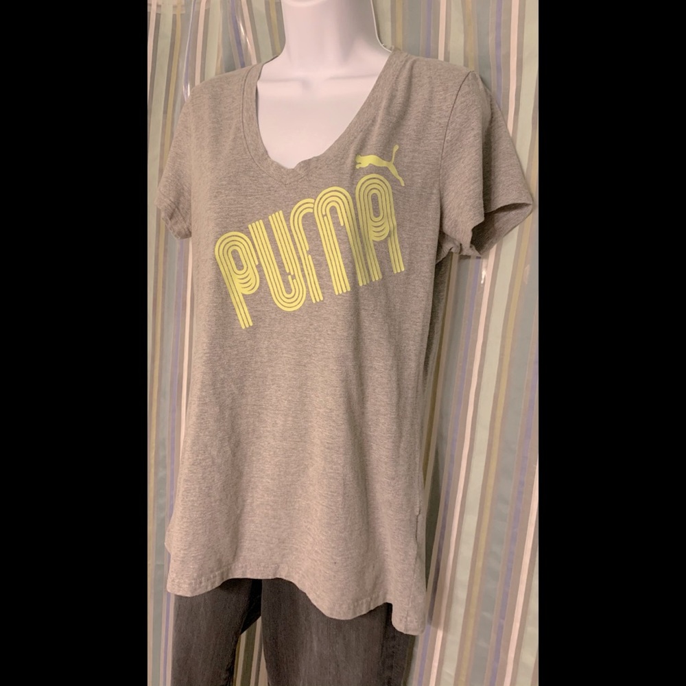 PUMA Womans V-Neck Tee